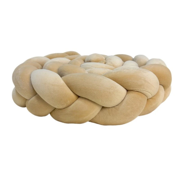 Braided Nest Bed Twirl in beige