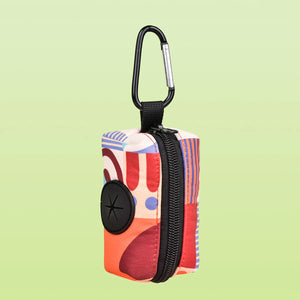 Waste Bag Holder «Clip» in black — pouch seen from the front