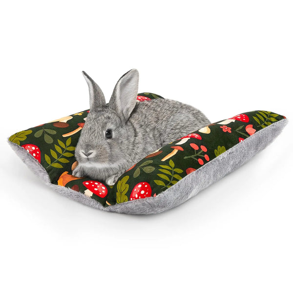 Cuddle Mat «Flopsy» — double-sided plush mat laid out flat