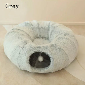 Nest donut bed in grey