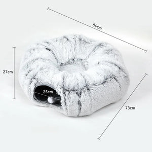 Nest foldable donut bed and tunnel, product view