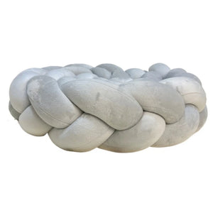 Braided Nest Bed Twirl in grey