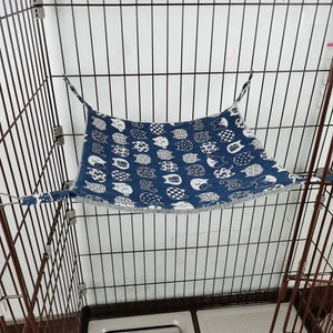 Hanging Hammock «Snug» — sugar glider curled up inside the hammock