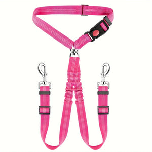 Car Travel Belt «Buckle» — belt attached to a dog harness
