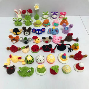 Mini Knitted Hat «Beanie» — several beanie designs shown together