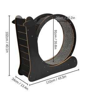 Cat Exercise Wheel «Sprint» Black — dimensions of the wheel