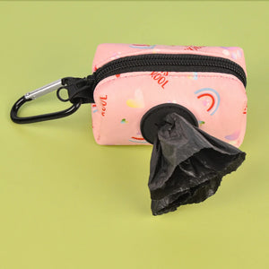 Waste Bag Holder «Clip» in the Morocco print — pouch seen from the front