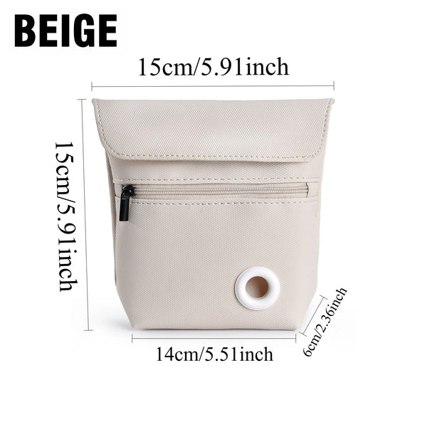 Trainer dog treat pouch in beige