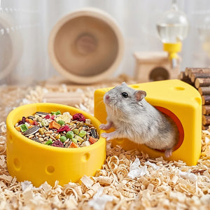 Cheese Hideout «Gouda» set B — hideout and matching bowls
