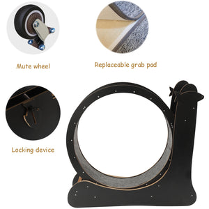 Cat Exercise Wheel «Sprint» Black — detail of the running bearings