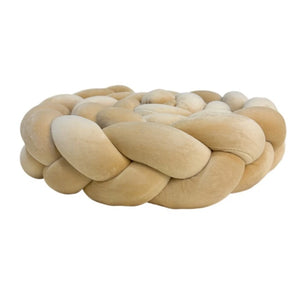 Braided Nest Bed Twirl in beige