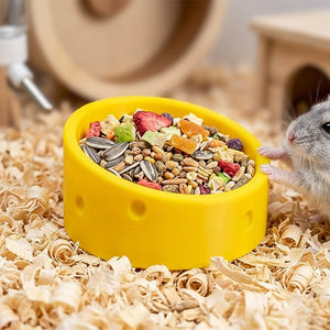 Cheese Hideout «Gouda» — hamster looking out of the hideout entrance